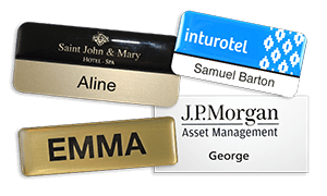 Badges nominatifs permanents