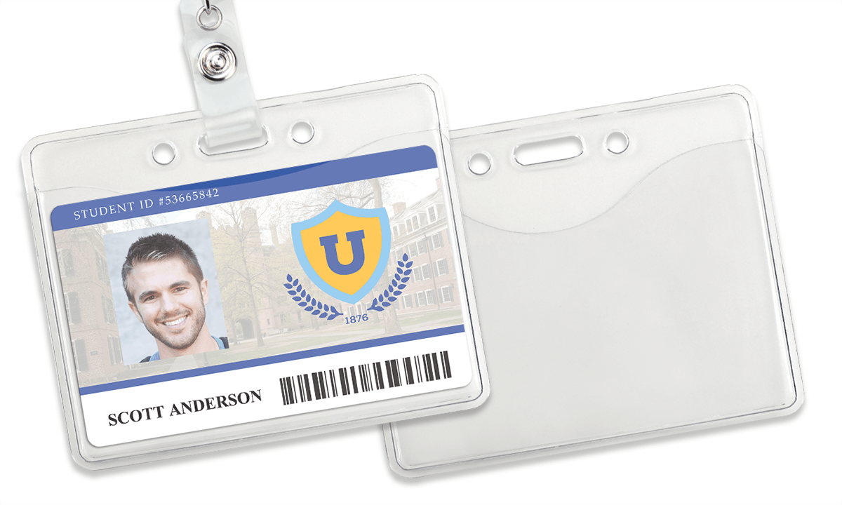 Porte badge en PVC format carte de crédit ou sur mesure