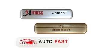 Badges nominatifs Premium Impress, 75 X 15 mm