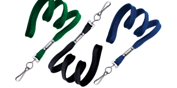 Cordons tubulaires 10mm avec mousqueton en métal