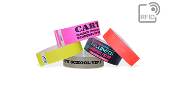 Bracelets RFID en Tyvek