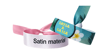 Bracelets satin à nouer (sans fermeture)