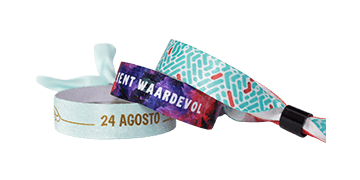 Bracelets en satin souple avec fermeture coulissante en plastique EXPRESS (Oslo)