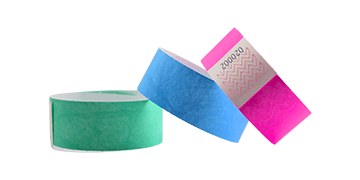 Bracelets en Tyvek Pré-numérotés 25 mm - Boite de 1000pcs