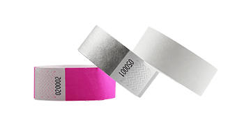 Bracelets en Tyvek neutres, 25 mm