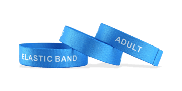 Bracelets élastiques personnalisés, taille adulte